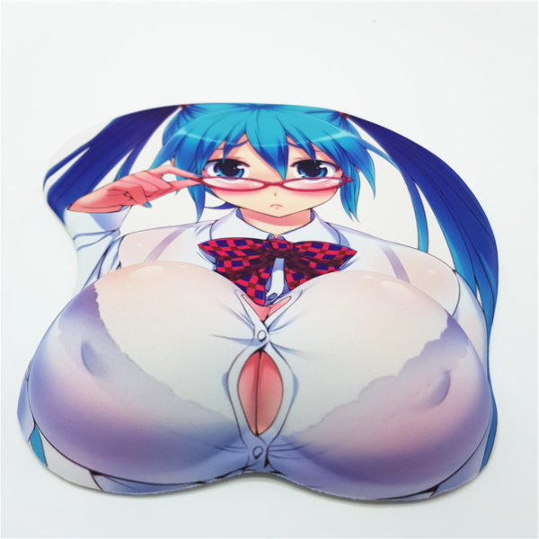 Hatsune Miku 3D Mouse Pad with Wrist Support Rest Mat