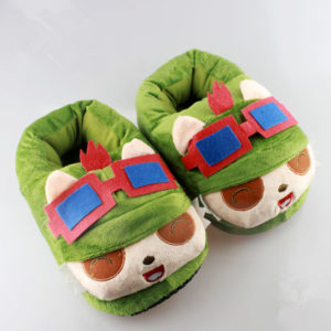 League of Legends LOL Teemo Winter Soft Plush Slippers