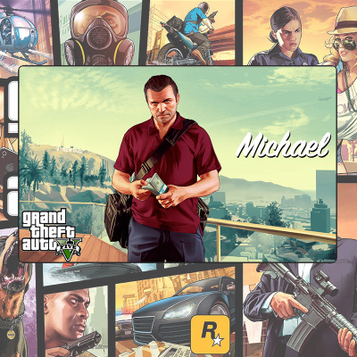 GTA Cartoon Mouse Pad