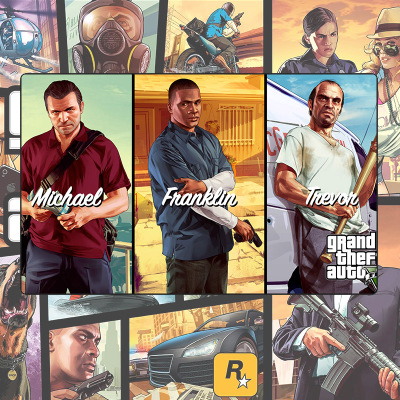 GTA Cartoon Mouse Pad