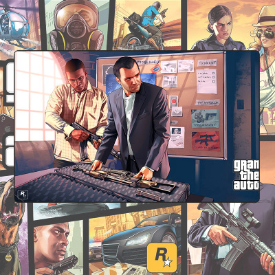 GTA Cartoon Mouse Pad