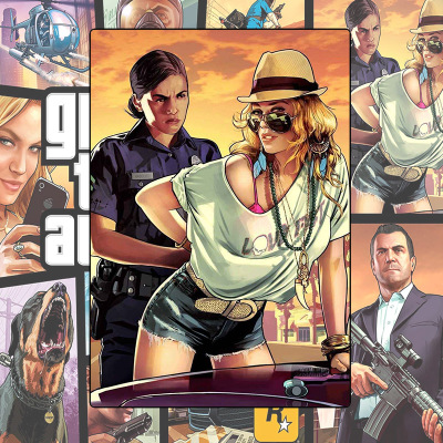 GTA Cartoon Mouse Pad