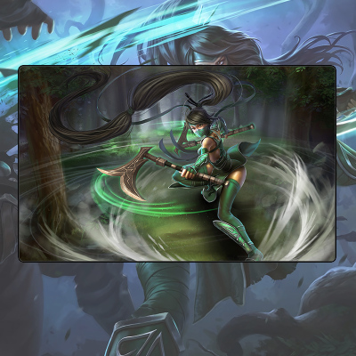 LOL The Fist of Shadow Akali Cartoon Mouse Pad