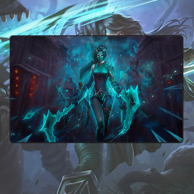 LOL The Fist of Shadow Akali Cartoon Mouse Pad