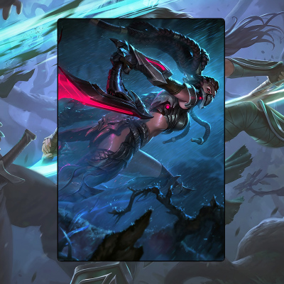 LOL The Fist of Shadow Akali Cartoon Mouse Pad