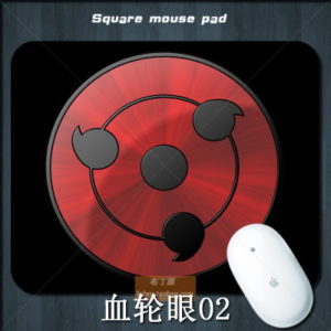 NARUTO Blood round eyes Cartoon Mouse Pad