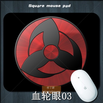 NARUTO Blood round eyes Cartoon Mouse Pad