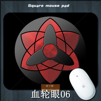 NARUTO Blood round eyes Cartoon Mouse Pad