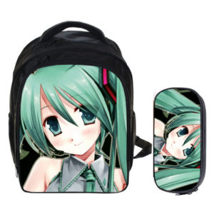 13"Hatsune Miku Backpack School Bag