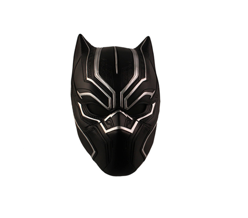 Black Panther Resin Mask Full Face Paintball Halloween Mask 
