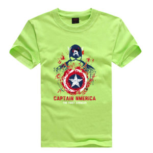 Captain America Short Sleeve T-Shirts for Children