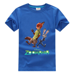 Zootopia Short Sleeve T-Shirts for Children