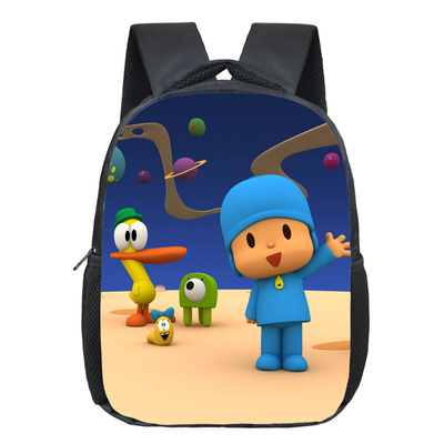 12 Inch POCOYO Children's Backpack Kids School Cute Daily Bag Kindergarten Bags Girls Boys Waterproof Ruckpack - Image 27