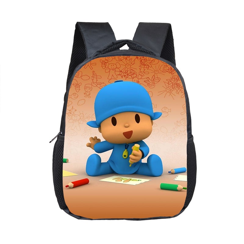 12 Inch POCOYO Children's Backpack Kids School Cute Daily Bag Kindergarten Bags Girls Boys Waterproof Ruckpack - Image 16