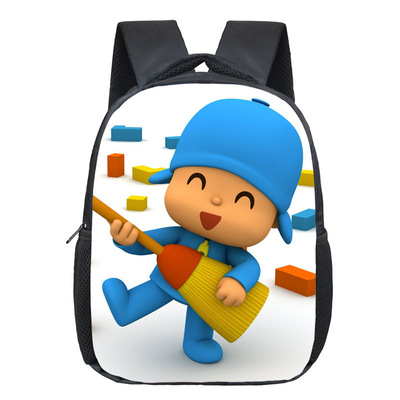 12 Inch POCOYO Children's Backpack Kids School Cute Daily Bag Kindergarten Bags Girls Boys Waterproof Ruckpack - Image 23