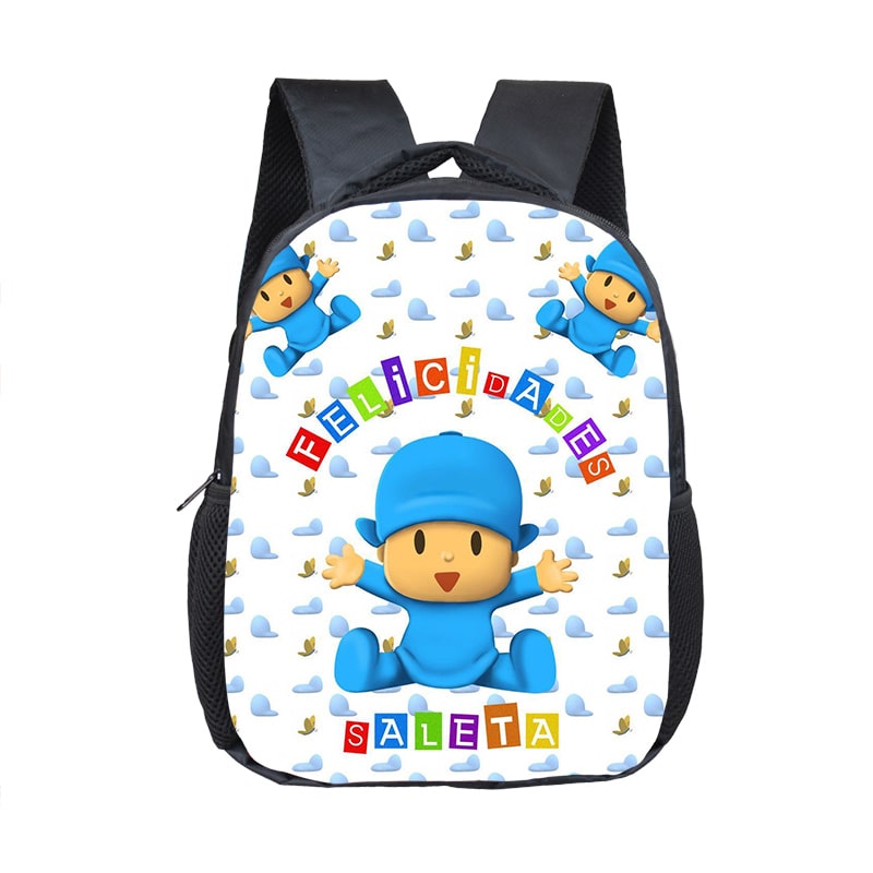12 Inch POCOYO Children's Backpack Kids School Cute Daily Bag Kindergarten Bags Girls Boys Waterproof Ruckpack - Image 9