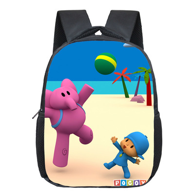 12 Inch POCOYO Children's Backpack Kids School Cute Daily Bag Kindergarten Bags Girls Boys Waterproof Ruckpack - Image 25
