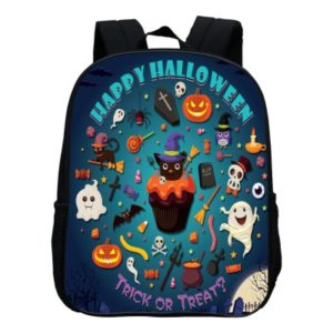 12″Happy Halloween Backpack School Bag