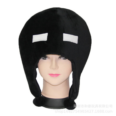 Autumn and winter cartoon plush ear protection hat anime surrounding creative funny hem ball adult prop hat - Image 5