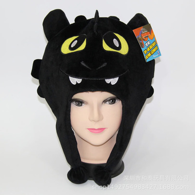 Autumn and winter cartoon plush ear protection hat anime surrounding creative funny hem ball adult prop hat - Image 7