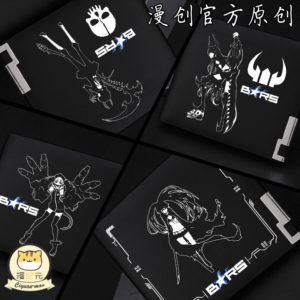 BLACK★ROCK SHOOTER PU Leather Short Wallets