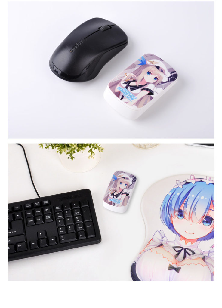 Fate Fgo Scáthach Comb 2.4G Slim Wireless Mouse with Nano Receiver
