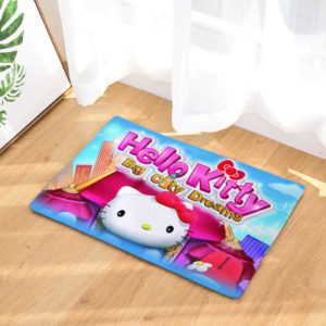 Hello Kitty Ultra Soft Indoor Modern Area Rugs Fluffy Living Room Carpets Suitable for Children Bedroom