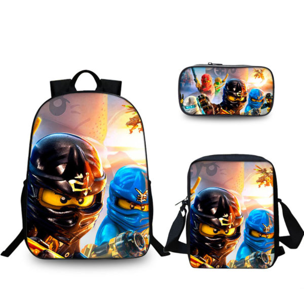 16″LEGO Backpack School Bag Combo