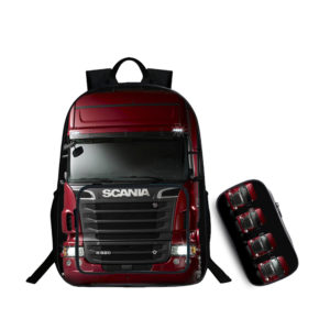 16″Truck Backpack School Bag Combo