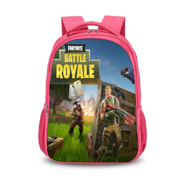16‘’Fortnite Backpack School Bag Red