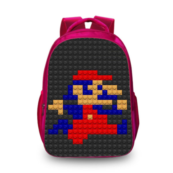 16LEGO Backpack School Bag Red