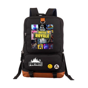 Fortnite Canvas Backpack Shoulder School Bag