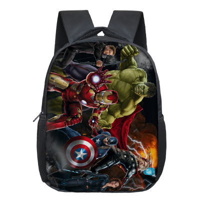 12 Inch Iron Man Children's Backpack Kids School Cute Daily Bag Kindergarten Bags Girls Boys Waterproof Ruckpack - Image 5