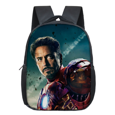 12 Inch Iron Man Children's Backpack Kids School Cute Daily Bag Kindergarten Bags Girls Boys Waterproof Ruckpack - Image 11