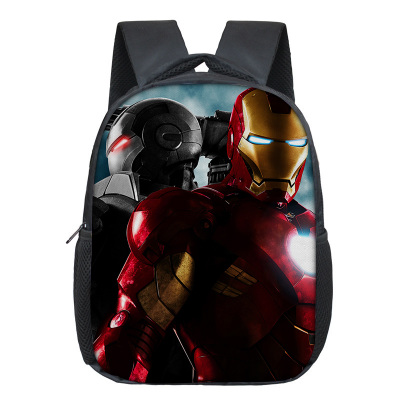 12 Inch Iron Man Children's Backpack Kids School Cute Daily Bag Kindergarten Bags Girls Boys Waterproof Ruckpack - Image 14
