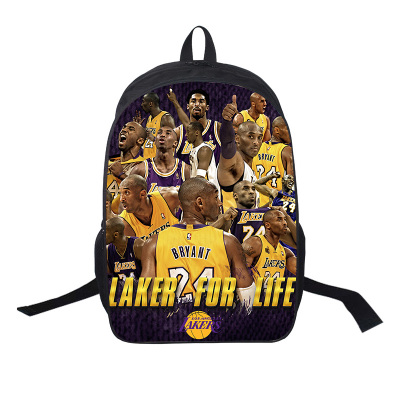 16″ Kobe Bryant Backpack School Bag - Image 18