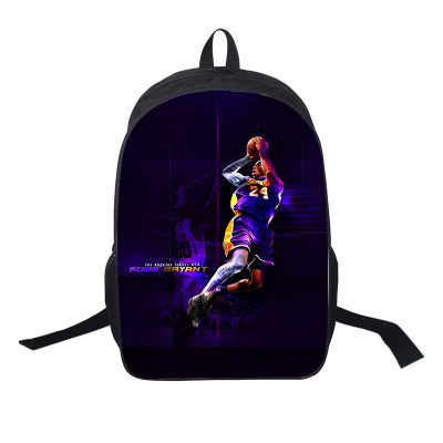 16″ Kobe Bryant Backpack School Bag - Image 2