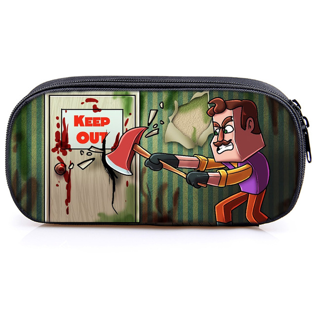 Hello Neighbor! Pen Case Student’s Large Capacity Pencil Bag - Image 18