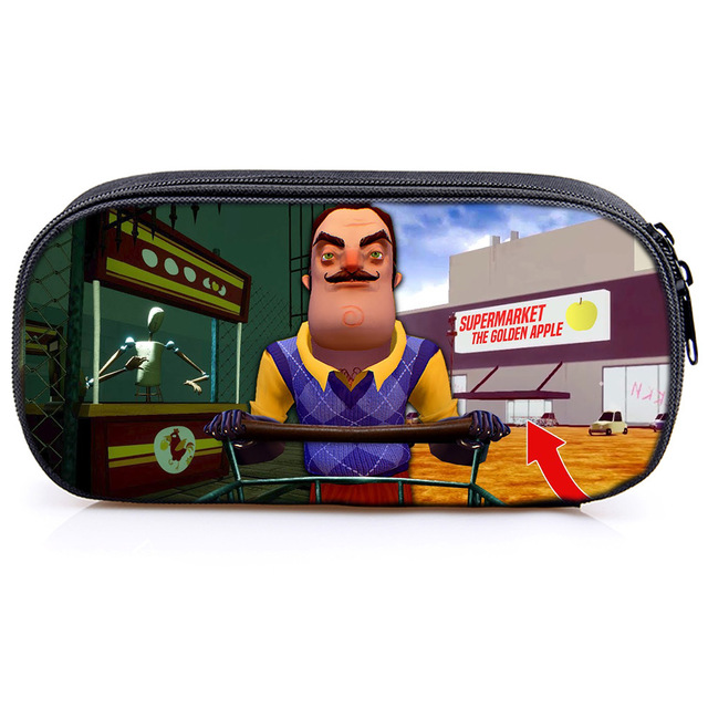 Hello Neighbor! Pen Case Student’s Large Capacity Pencil Bag - Image 19