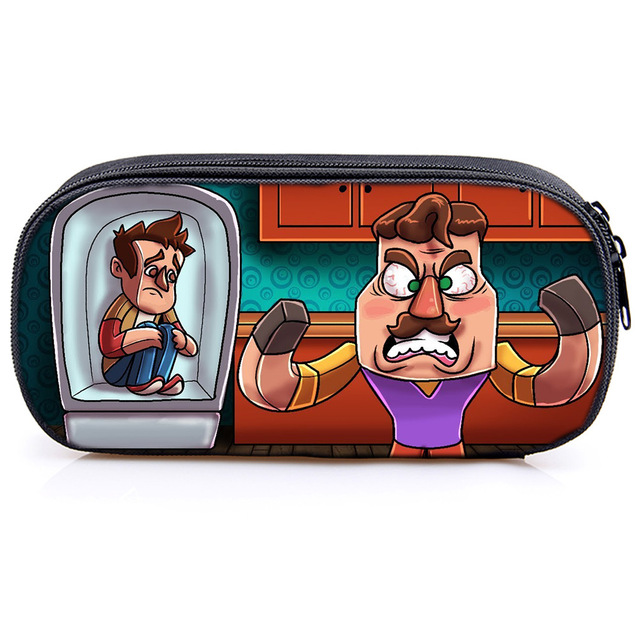 Hello Neighbor! Pen Case Student’s Large Capacity Pencil Bag - Image 21