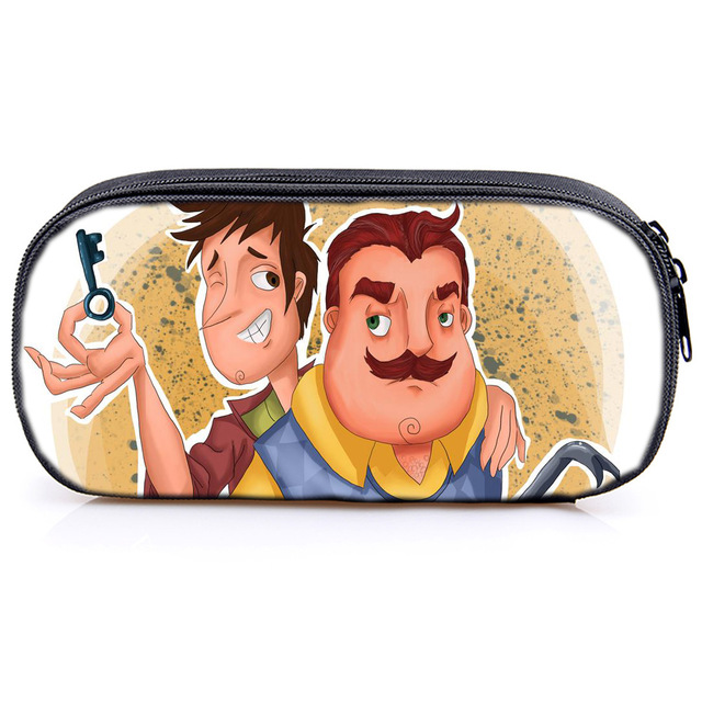 Hello Neighbor! Pen Case Student’s Large Capacity Pencil Bag - Image 25