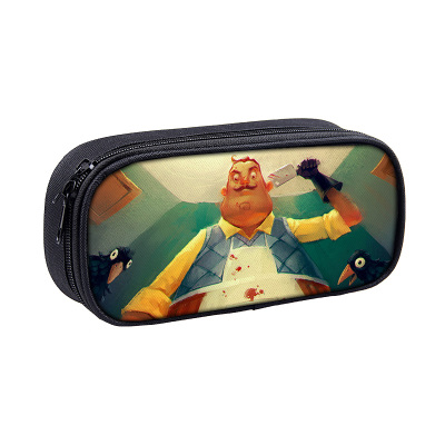 Hello Neighbor! Pen Case Student’s Large Capacity Pencil Bag - Image 3