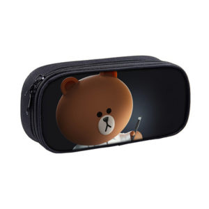 BROWN BEAR Pen Case Student’s Large Capacity Pencil Bag