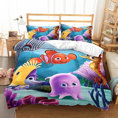 Finding Nemo Comfortable Bedding Three-Piece Soft and Breathable Duvet Cover - Image 19
