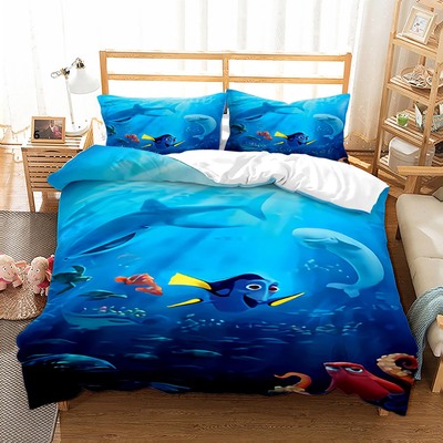 Finding Nemo Comfortable Bedding Three-Piece Soft and Breathable Duvet Cover - Image 25