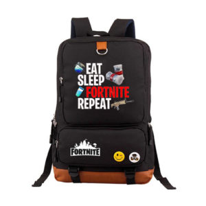Fortnite Canvas Backpack Shoulder School Bag