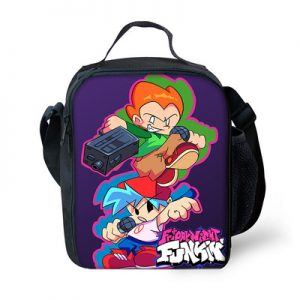 Friday Night Funkin lunch bag for elementary and middle school students lunch box cooler bag
