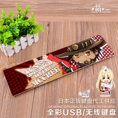 Overwatch Ultra-Slim Compact USB Wired Wireless Keyboard for Mac and PC - Image 5