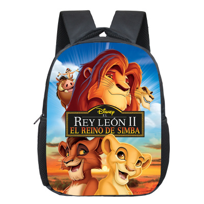 12 Inch The Lion King Children's Backpack Kids School Cute Daily Bag Kindergarten Bags Girls Boys Waterproof Ruckpack