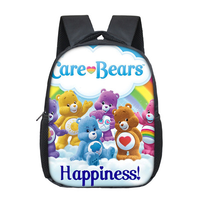 12 Inch Care Bears Children's Backpack Kids School Cute Daily Bag Kindergarten Bags Girls Boys Waterproof Ruckpack - Image 8